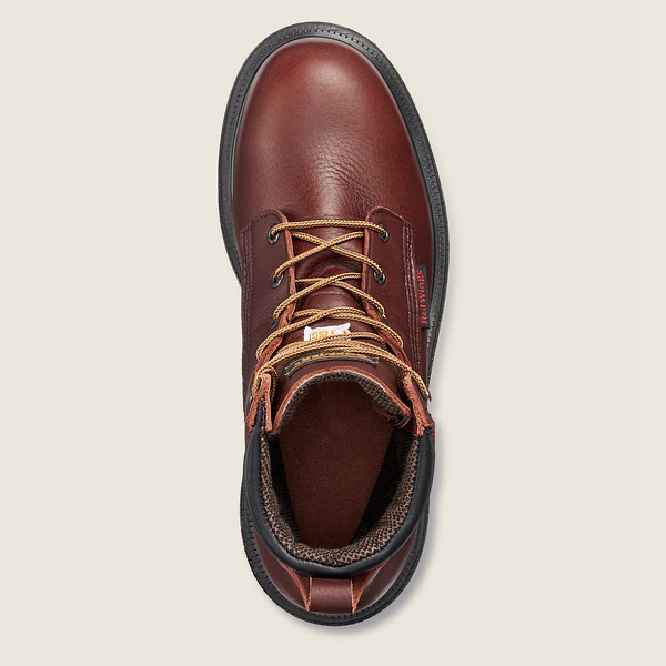 Red Wing Safety Bot Erkek - Supersole® 2.0 - 6-Inch Waterproof Csa Toe - Bordo - 78LRGTIPD